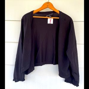WHITE HOUSE BLACK MARKET black cardigan (size 3X)
